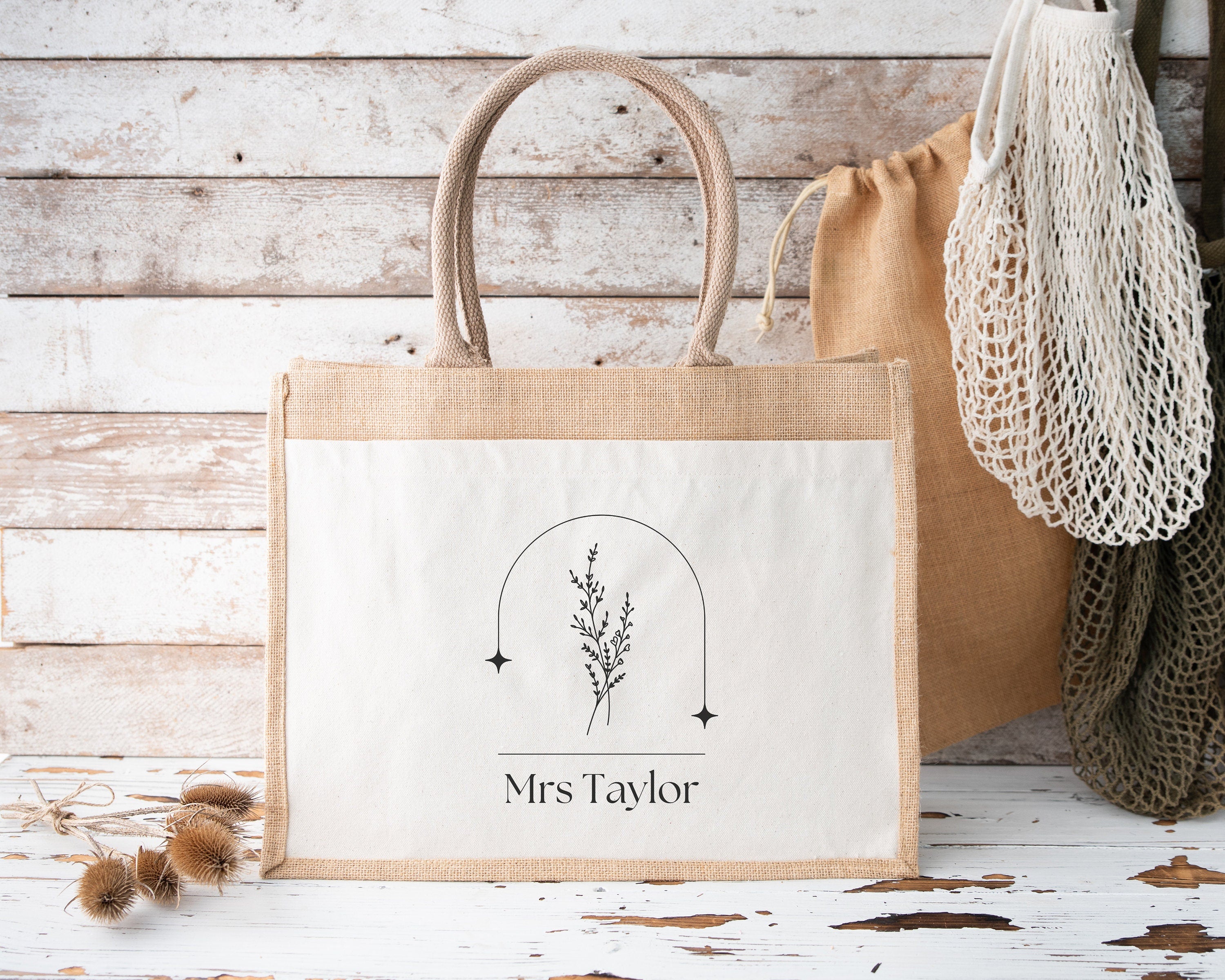 Personalised Teacher tote bag, teacher appreciation gift, custom name teacher, gift for teacher, end of year, thank you teacher assistant