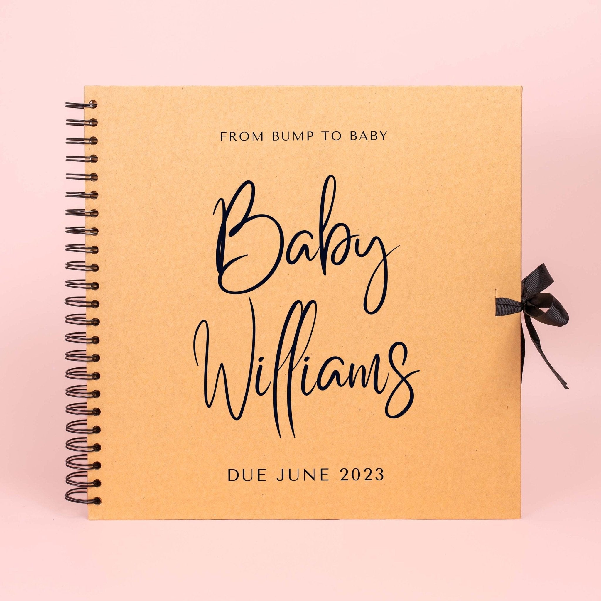 From bump to baby scrapbook, pregnancy scrapbook, pregnancy journal, new baby memory book, pregnancy planner, pregnancy album, new mum gift - Jessica Hollie Gifts