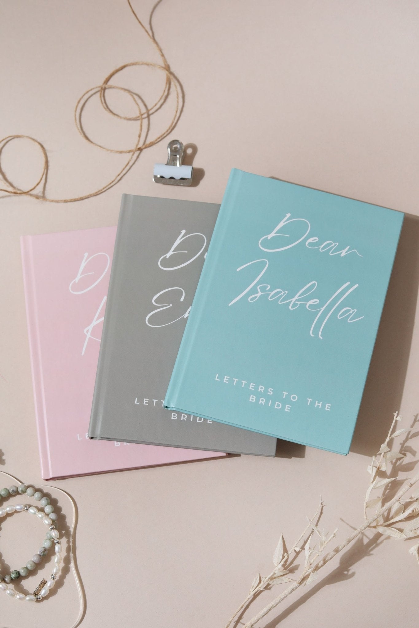 Letters to the Bride Book, Bridal Shower Memory Book, Hen Party Scrapbook, Bride to be Book, Photo Guest Book, Personalised Bride To Be Gift - Jessica Hollie Gifts