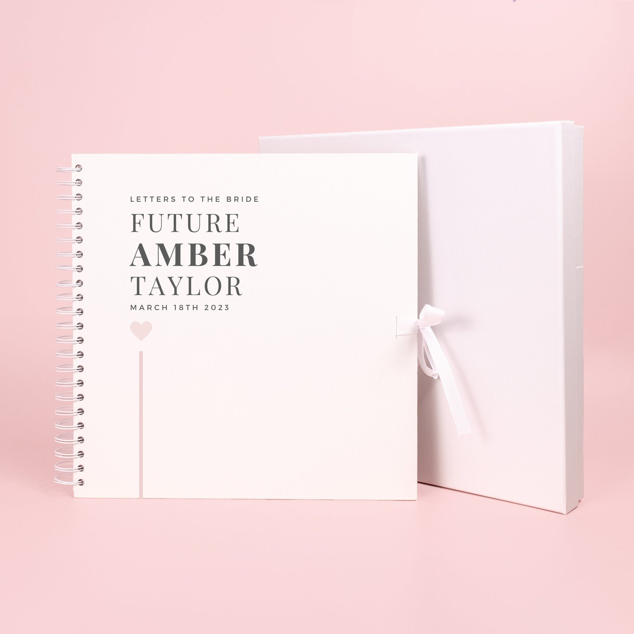 Letters to the Bride Book, Bridal Shower Scrapbook, Hen Party Scrapbook, Bride to be Book, Photo Guest Book, Personalised Bride To Be Gift - Jessica Hollie Gifts