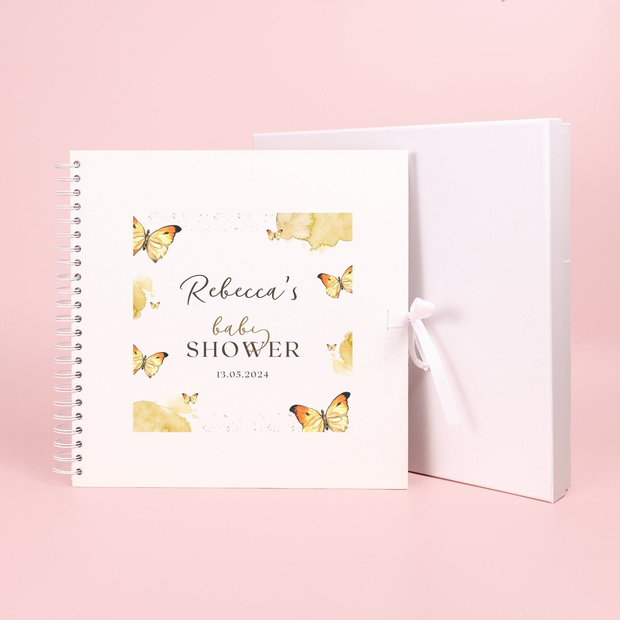 Personalised Baby Shower Scrapbook, Photo Book for Baby Shower, Baby Shower Activity, Gift for baby shower, baby in bloom, Keepsake Book - Jessica Hollie Gifts
