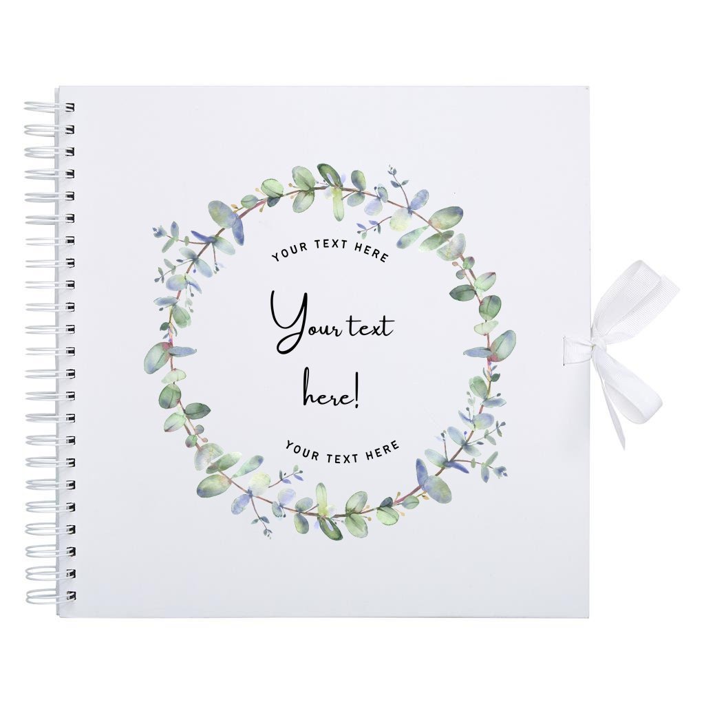Personalised Custom Text Scrapbook Photo album, hen party scrapbook, wedding scrapbook, baby shower, first baby, new mum, pregnancy gift - Jessica Hollie Gifts
