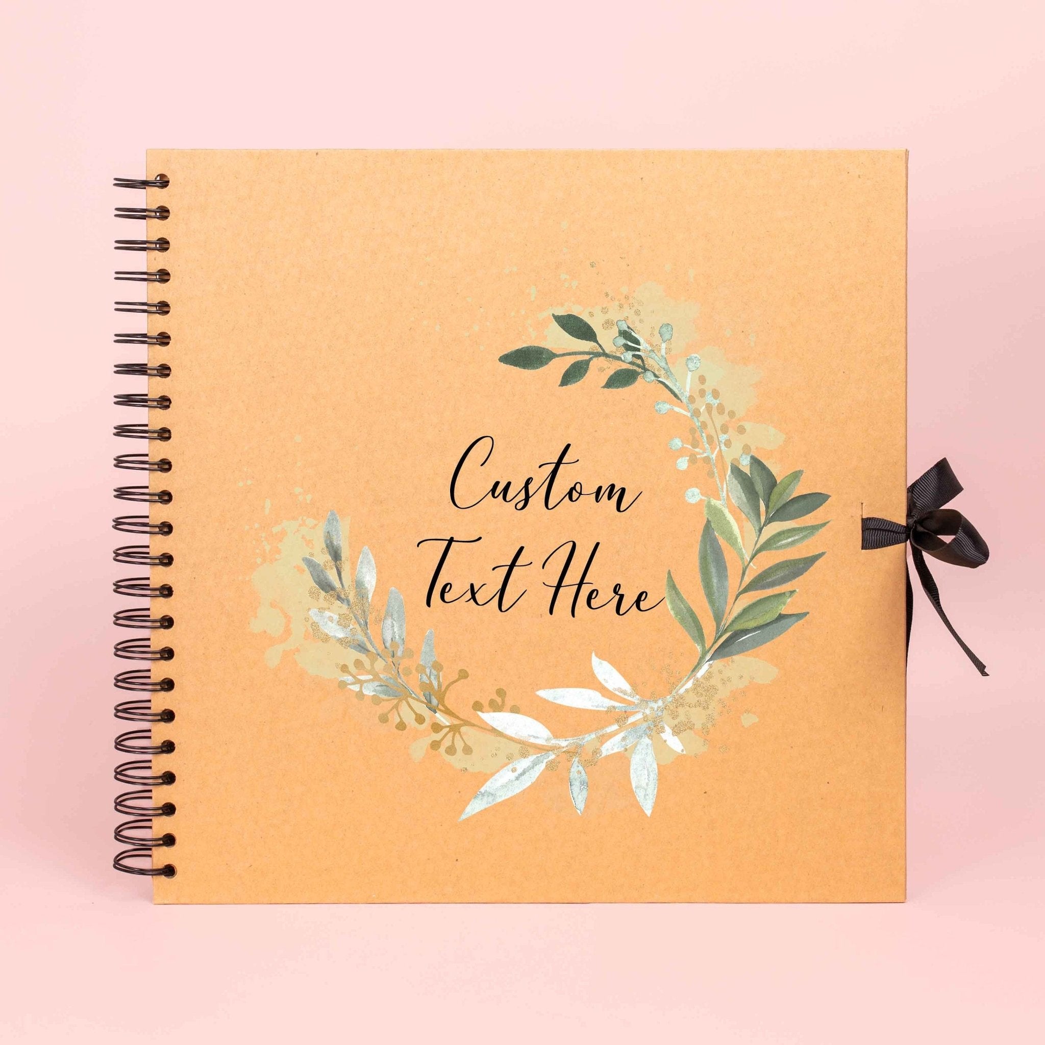 Personalised Custom Text Scrapbook Photo album, new baby gift, baby shower, first baby, new mom, new mum, first time mum, pregnancy gift - Jessica Hollie Gifts