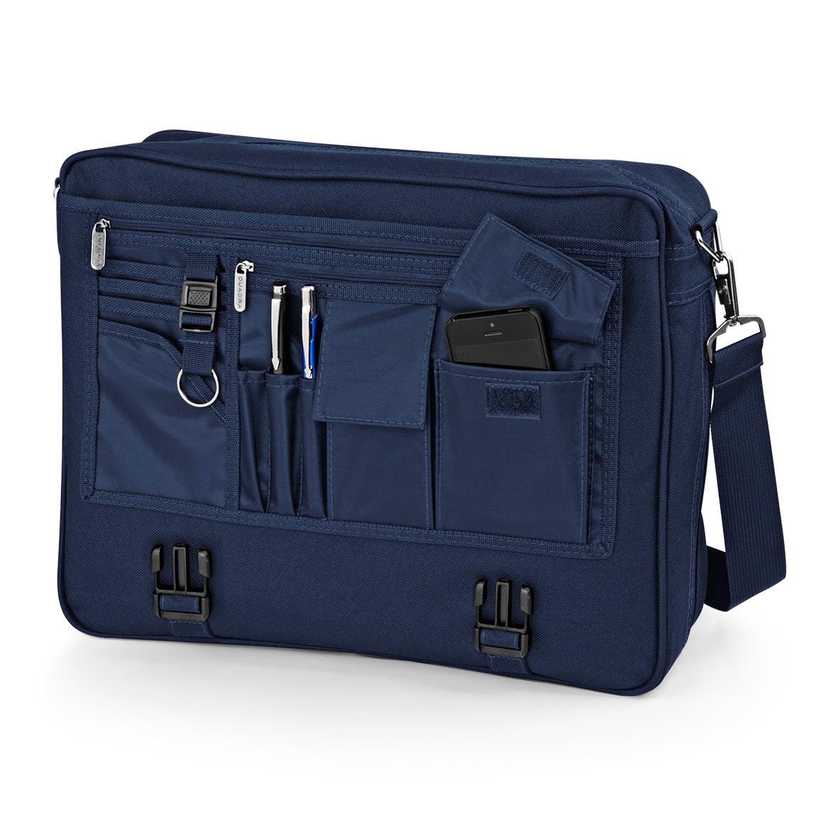 Personalised laptop bag, briefcase bag, laptop bag portfolio, gift for him, bag for work, satchel briefcase, messenger bag with strap, dad - Jessica Hollie Gifts