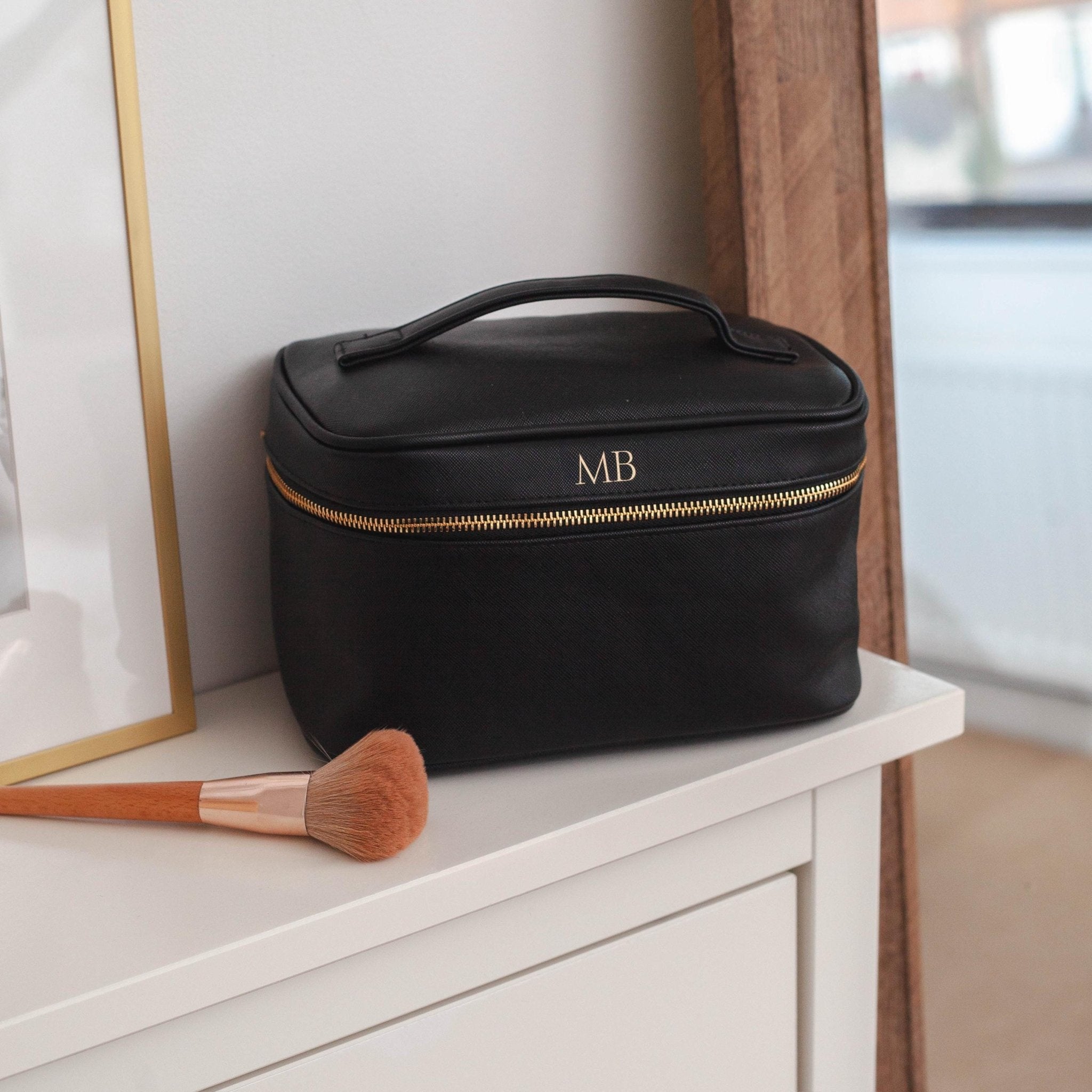 Personalised Makeup Bag for Women & Girls - Vanity Bag Makeup Pouch for Travel - Jessica Hollie GiftsAccessory