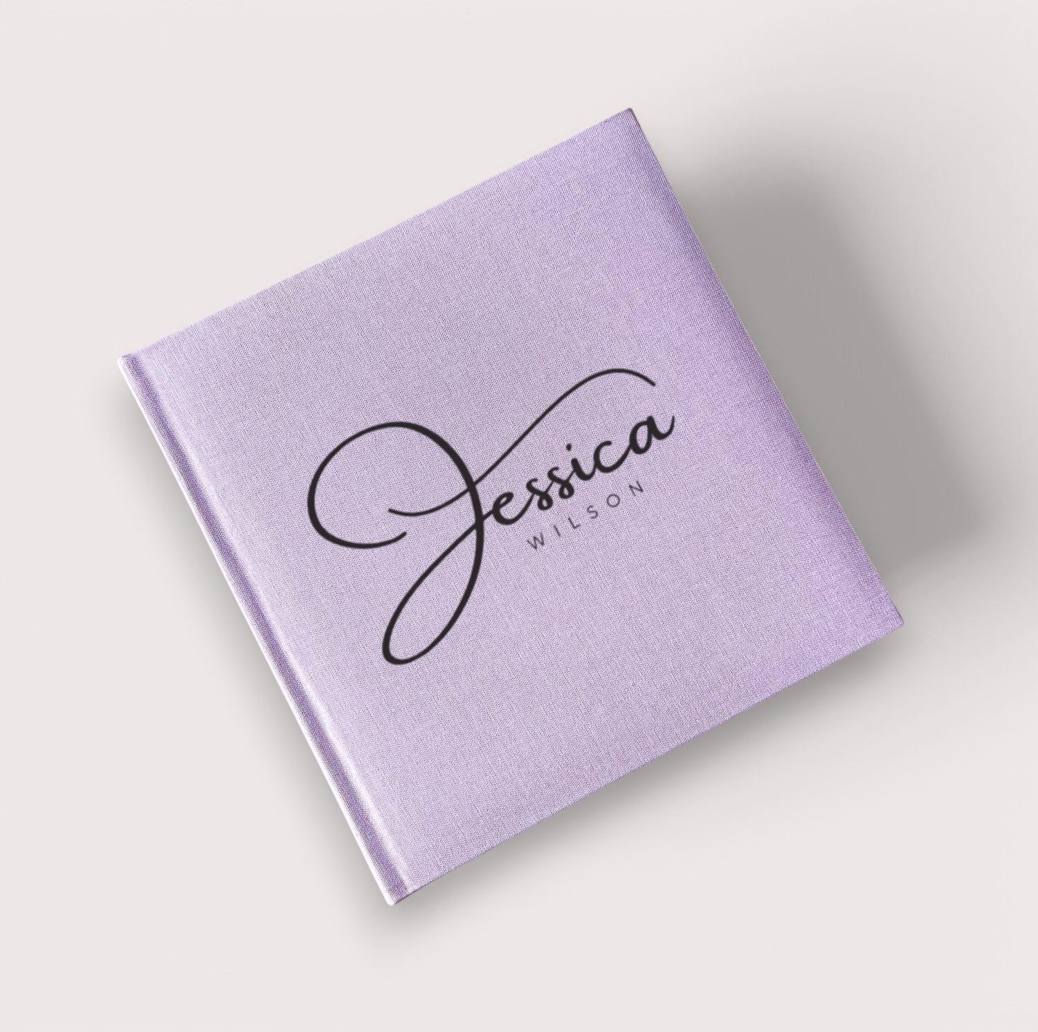 Personalised photo album with sleeves, Perfect for Photos and Heartfelt Messages, Photobooth, Linen Photo album, Wedding Album, Memory book - Jessica Hollie Gifts