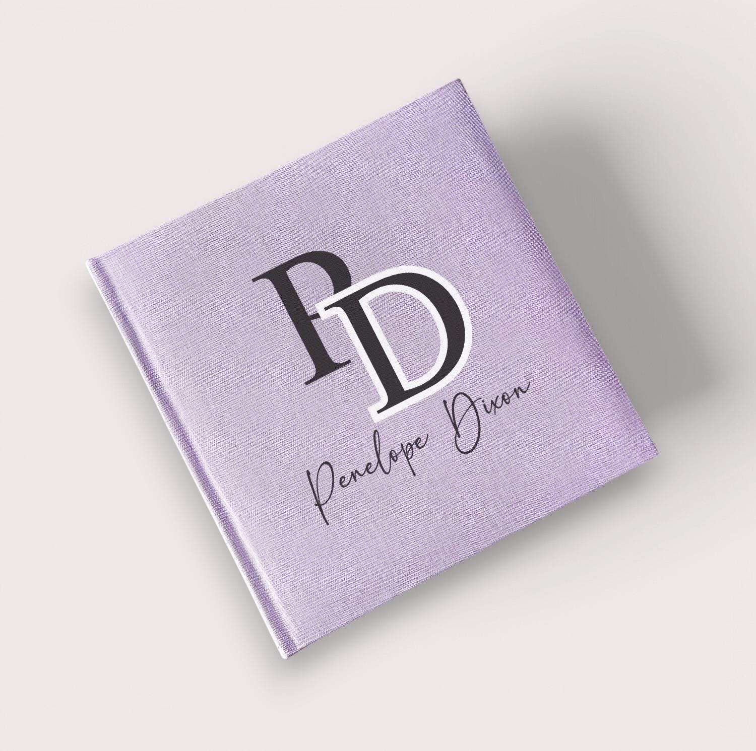 Personalised photo album with sleeves, Perfect for Photos and Heartfelt Messages, Photobooth, Linen Photo album, Wedding Album, Memory book - Jessica Hollie Gifts