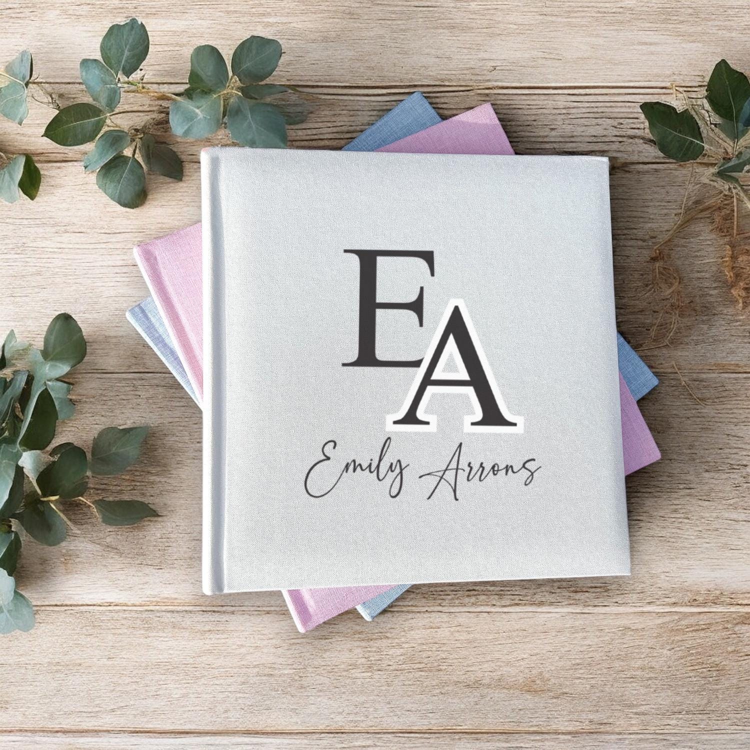 Personalised photo album with sleeves, Perfect for Photos and Heartfelt Messages, Photobooth, Linen Photo album, Wedding Album, Memory book - Jessica Hollie Gifts
