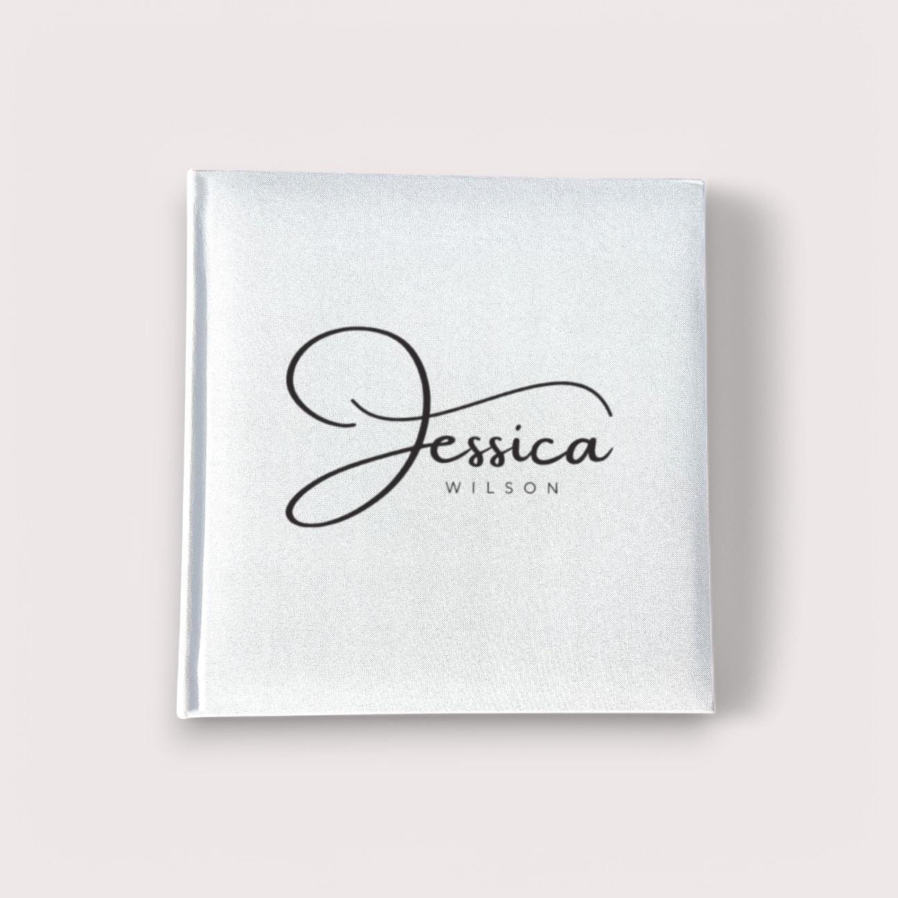 Personalised photo album with sleeves, Perfect for Photos and Heartfelt Messages, Photobooth, Linen Photo album, Wedding Album, Memory book - Jessica Hollie Gifts