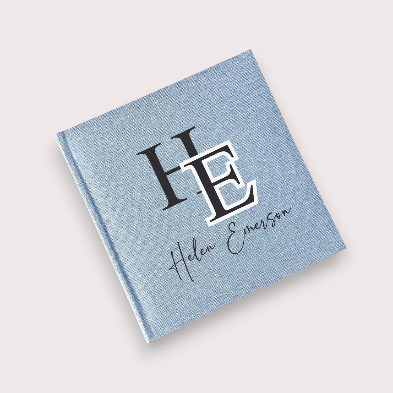 Personalised photo album with sleeves, Perfect for Photos and Heartfelt Messages, Photobooth, Linen Photo album, Wedding Album, Memory book - Jessica Hollie Gifts