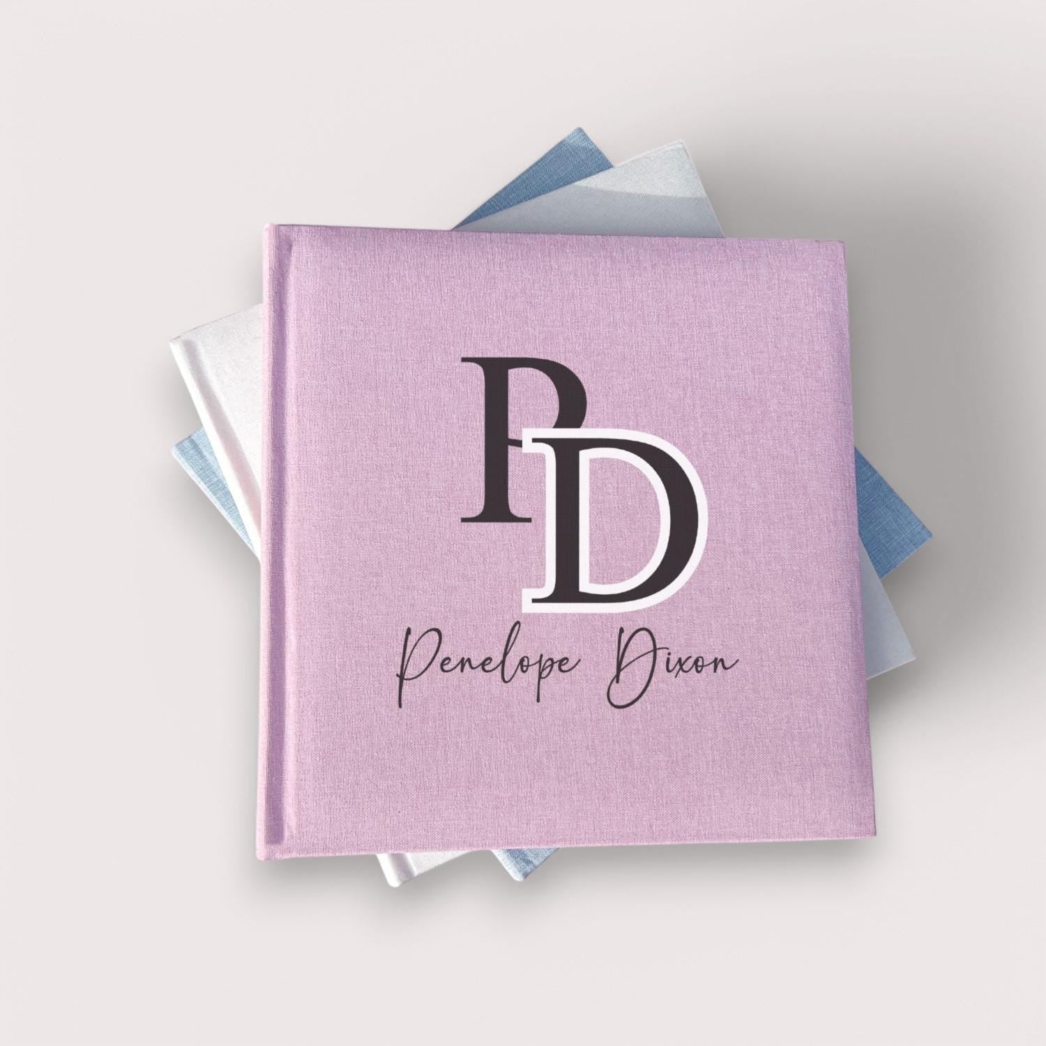 Personalised photo album with sleeves, Perfect for Photos and Heartfelt Messages, Photobooth, Linen Photo album, Wedding Album, Memory book - Jessica Hollie Gifts