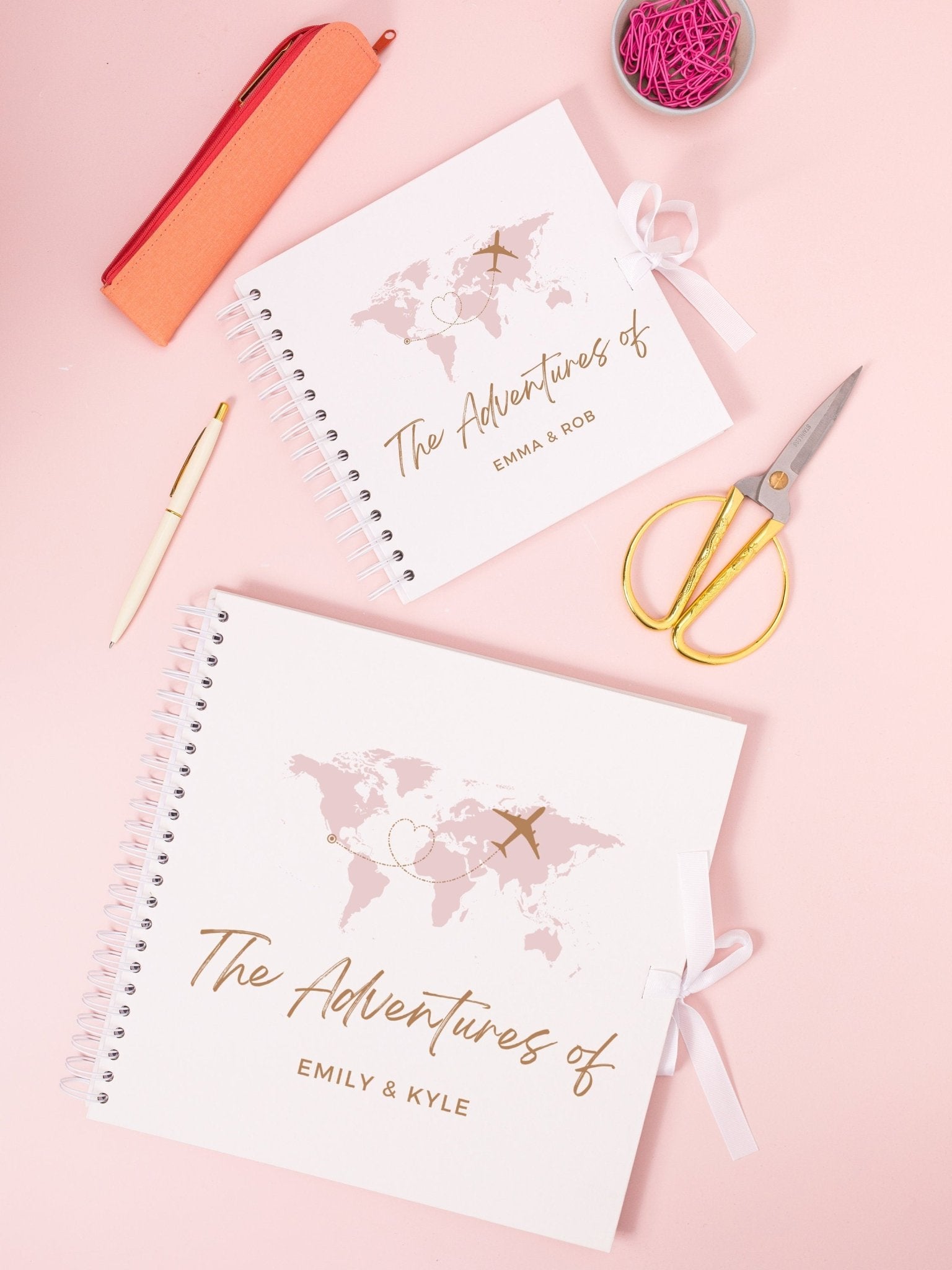 Personalised Scrapbook Travel Journal - Jessica Hollie Gifts