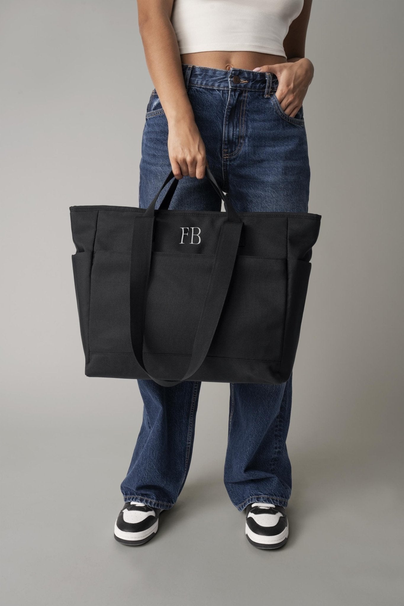 Personalised shoulder Bag, gifts for her, Custom Yoga Duffle Bag, Custom Weekender Bag, Travel Bag, Initial Gym Bag, Hospital Bag, Gifts for - Jessica Hollie Gifts