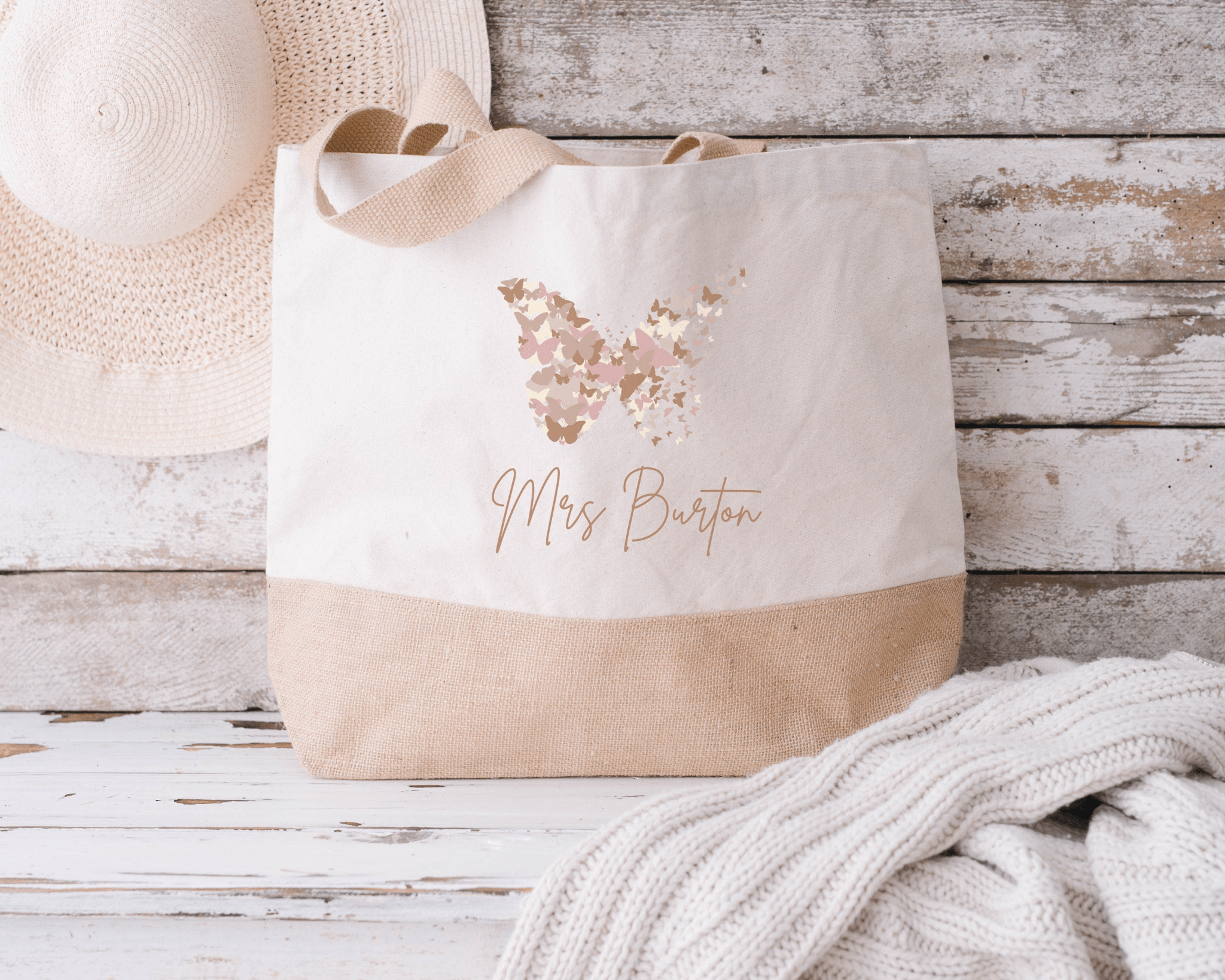 Personalised Teacher tote bag, teacher appreciation gift, custom name teacher, gift for teacher, end of year, thank you teacher assistant - Jessica Hollie Gifts
