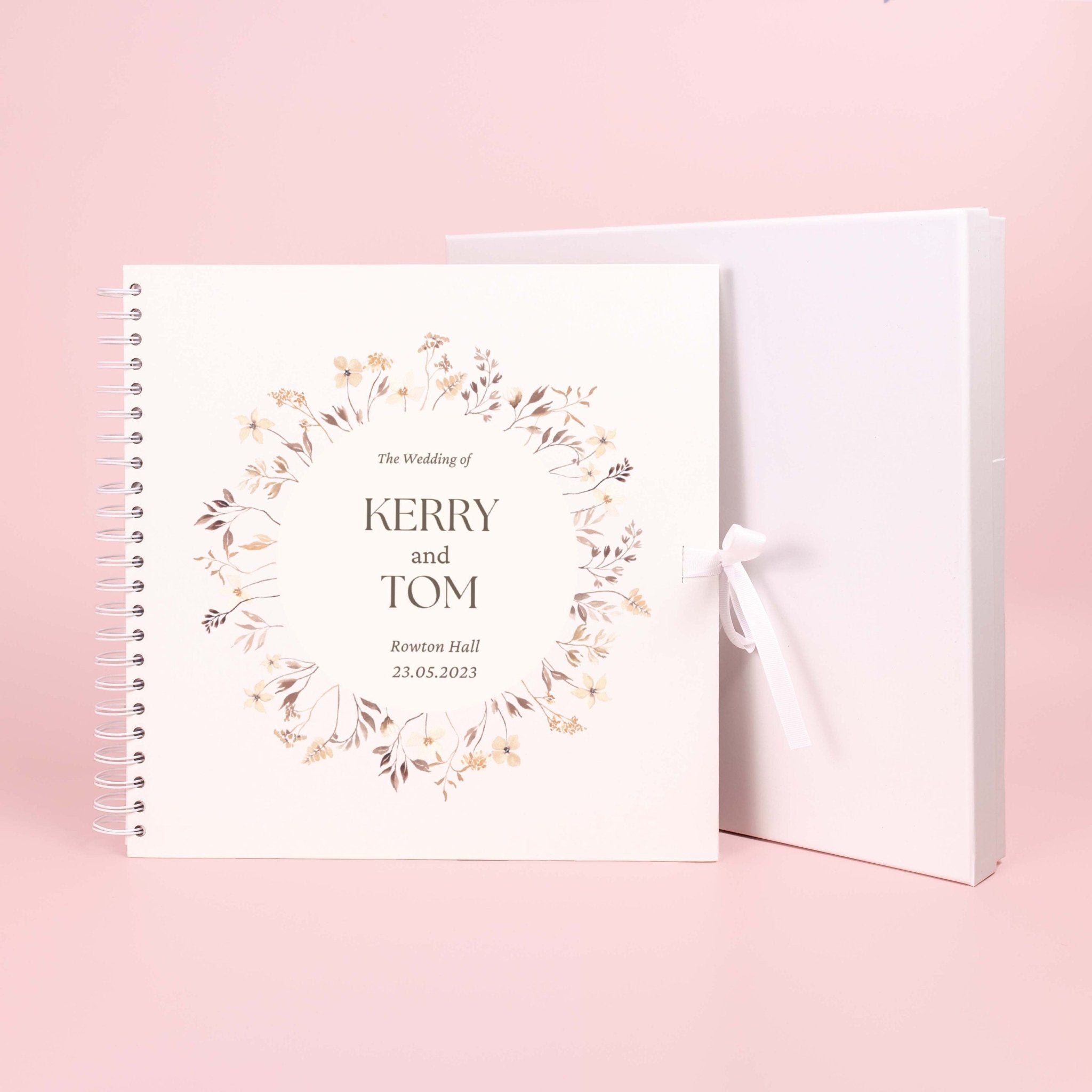 Wedding Scrapbook Personalised, Wedding Guest Book, Personalized Guestbook, Custom Guest Book, Scrapbook Photo Album, Custom Wedding Decor - Jessica Hollie Gifts