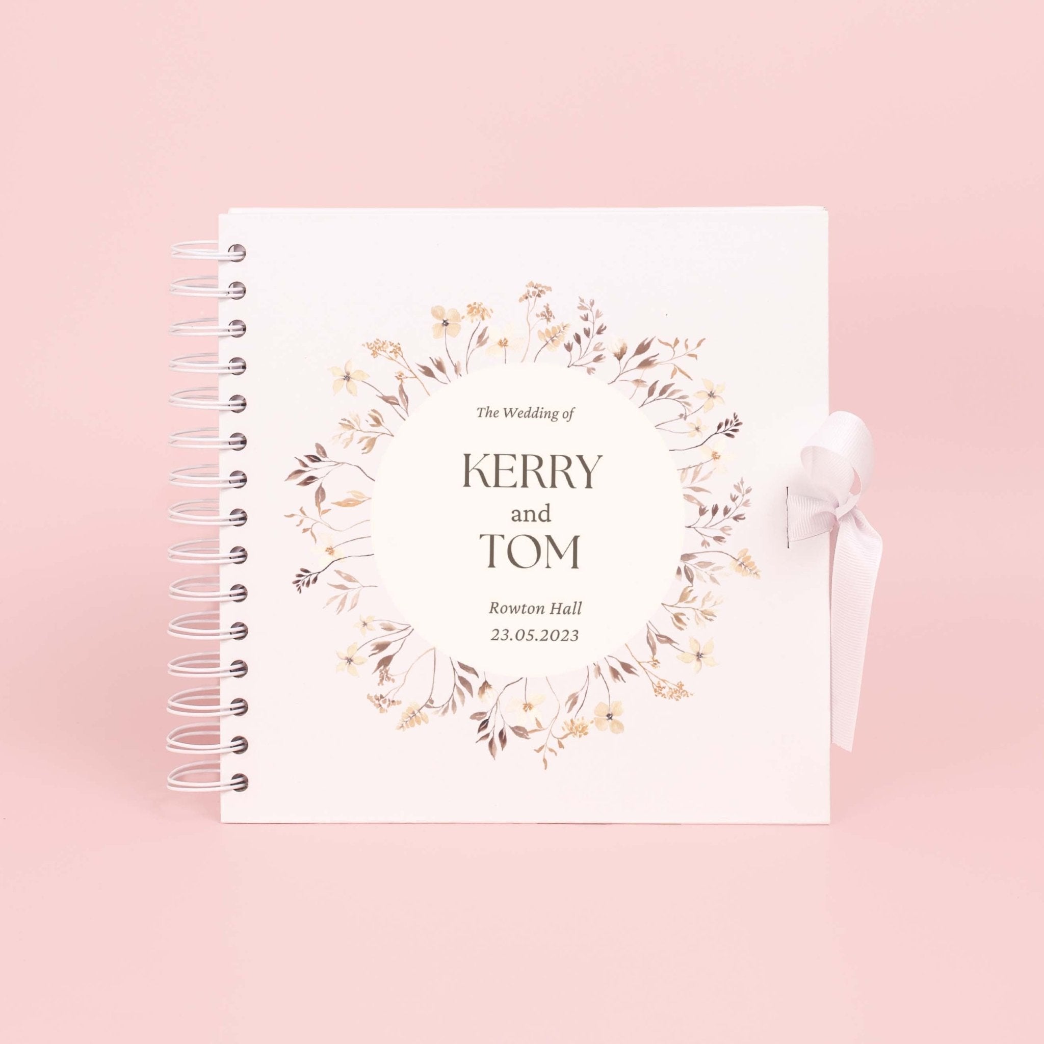 Wedding Scrapbook Personalised, Wedding Guest Book, Personalized Guestbook, Custom Guest Book, Scrapbook Photo Album, Custom Wedding Decor - Jessica Hollie Gifts