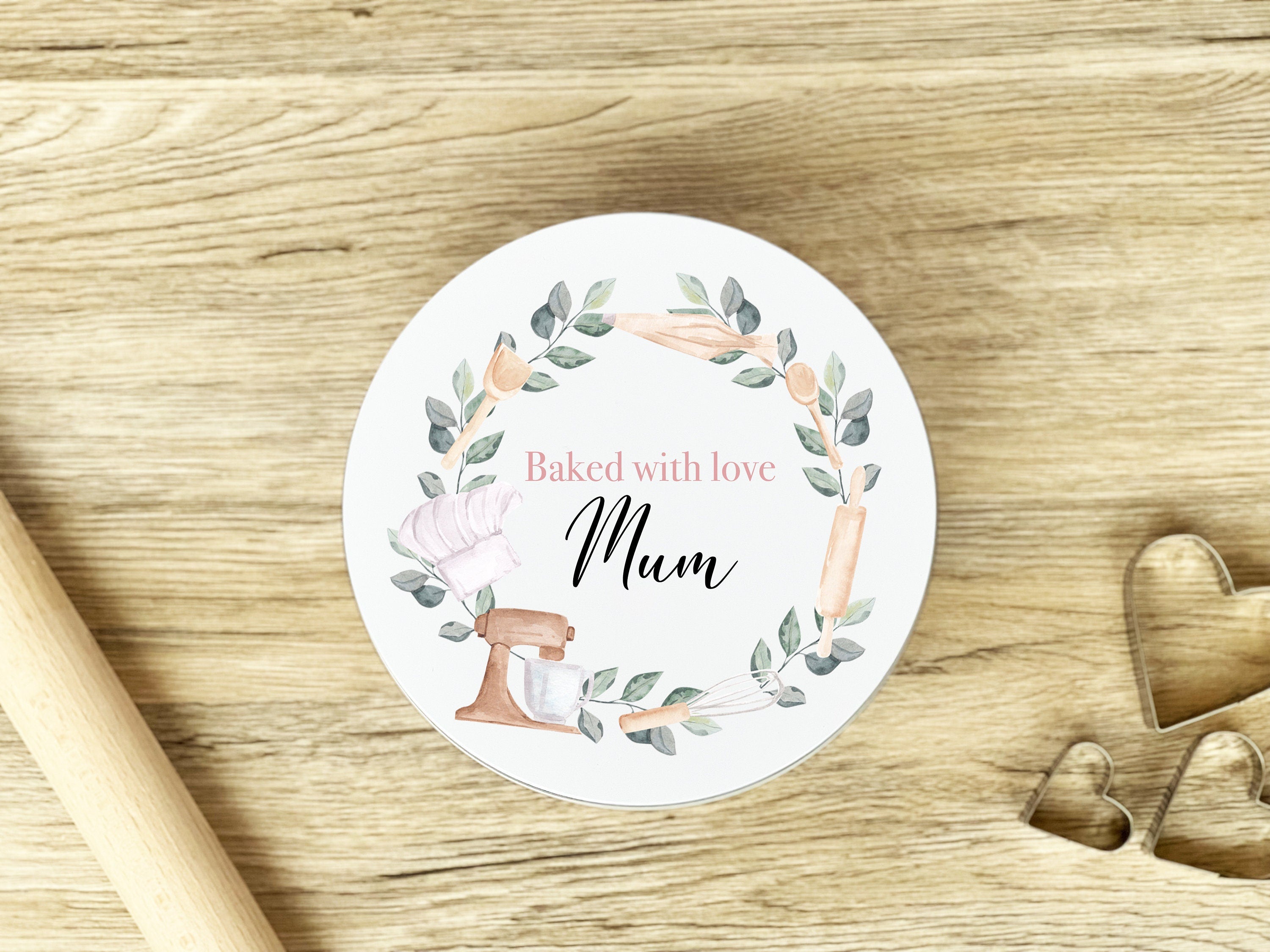 Baking Gift For Her, Cake Tin, Apron, Personalised, Mothers Day, Birthday, Biscuit Tin, Cake Storage, Cake Box, Cake Jars, Baking Apron Gift