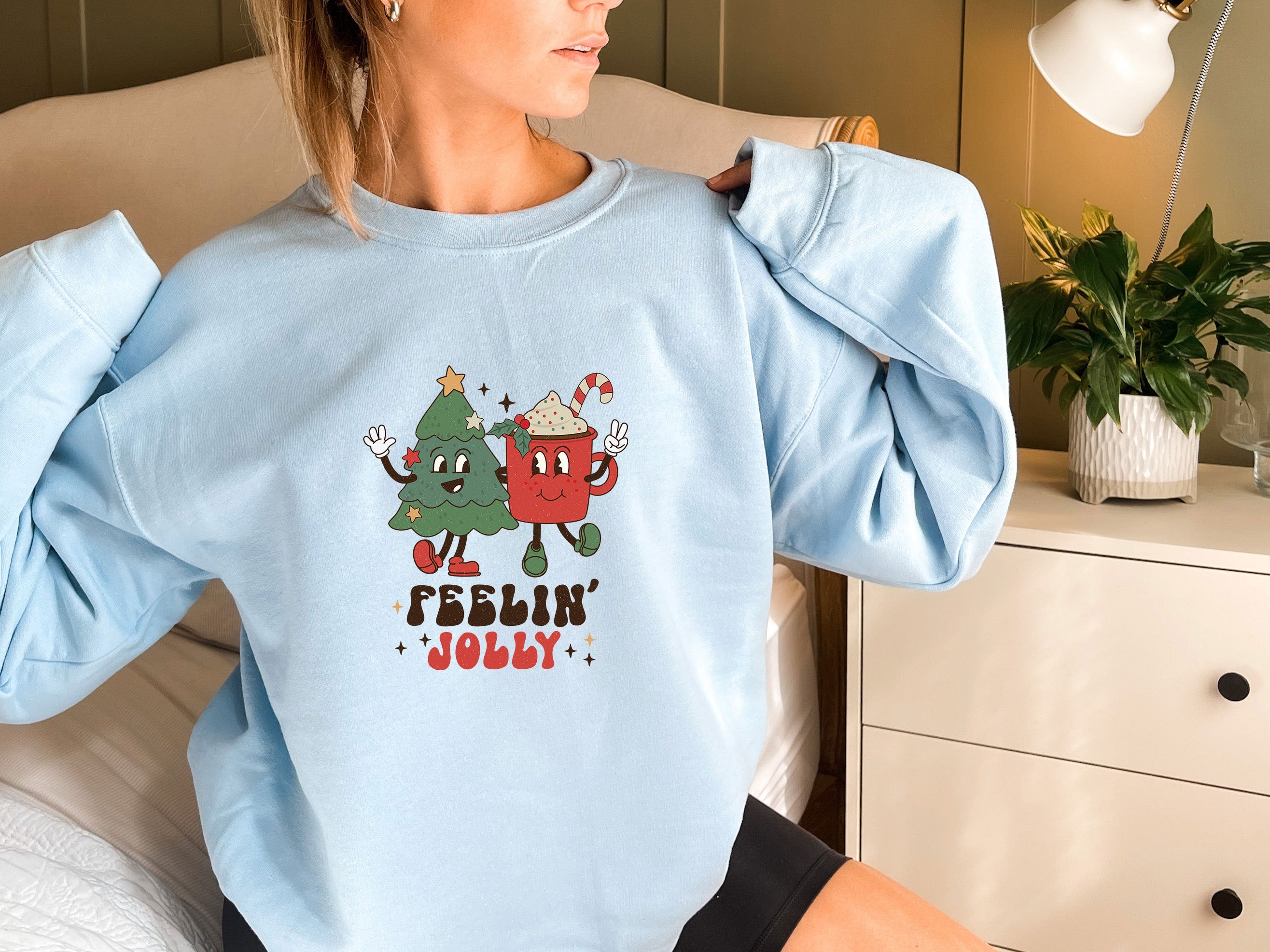 Christmas Sweatshirt, Christmas jumper day, Xmas Jumper, Christmas Sweater, Winter Holiday Sweater, Women’s Merry Christmas, Unisex Crew