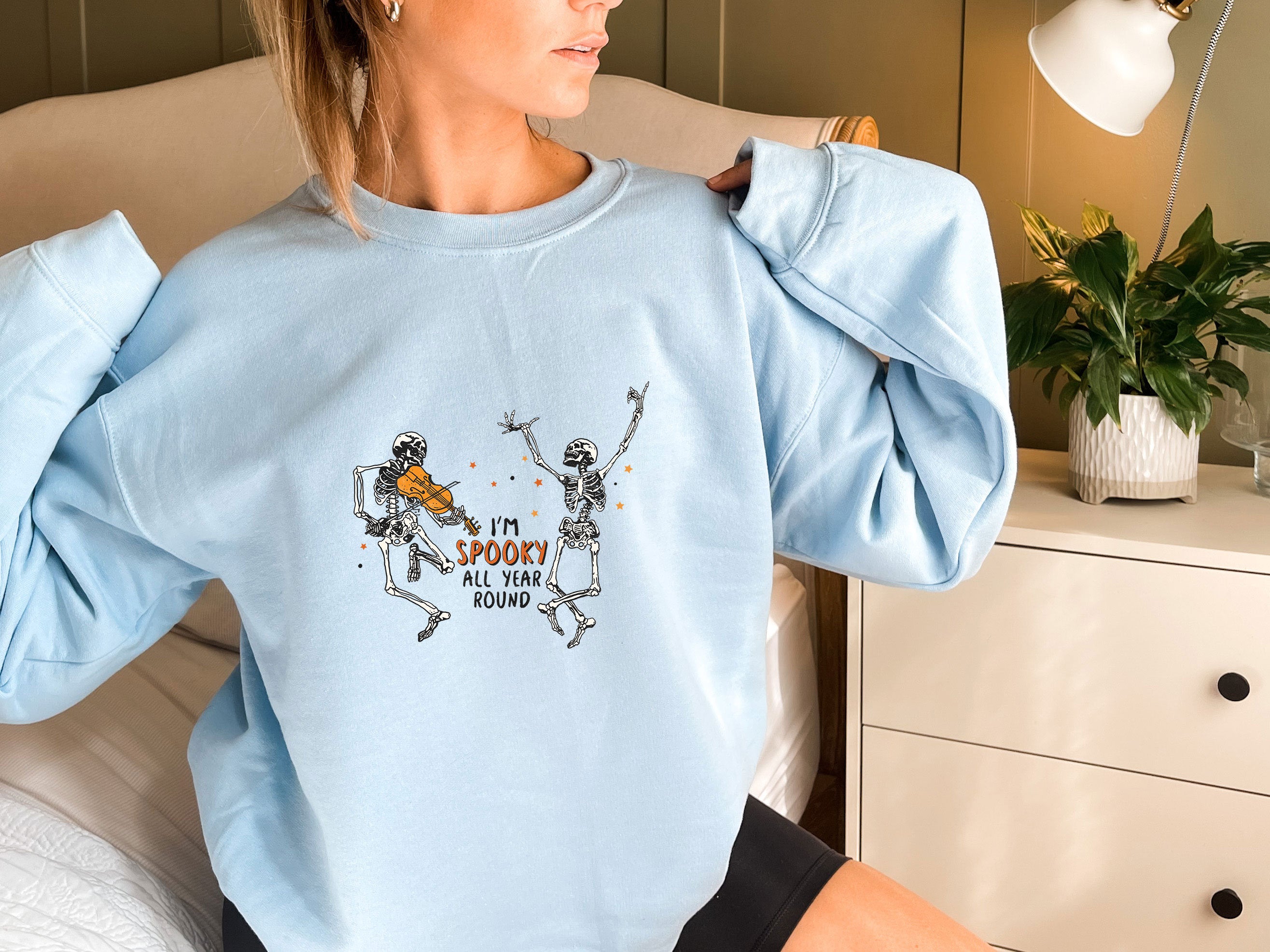 Halloween Sweatshirt, Halloween Crewneck Sweater, Pumpkin Fall Sweater, Spooky Sweatshirt, Funny Halloween Gift, Halloween Party Top