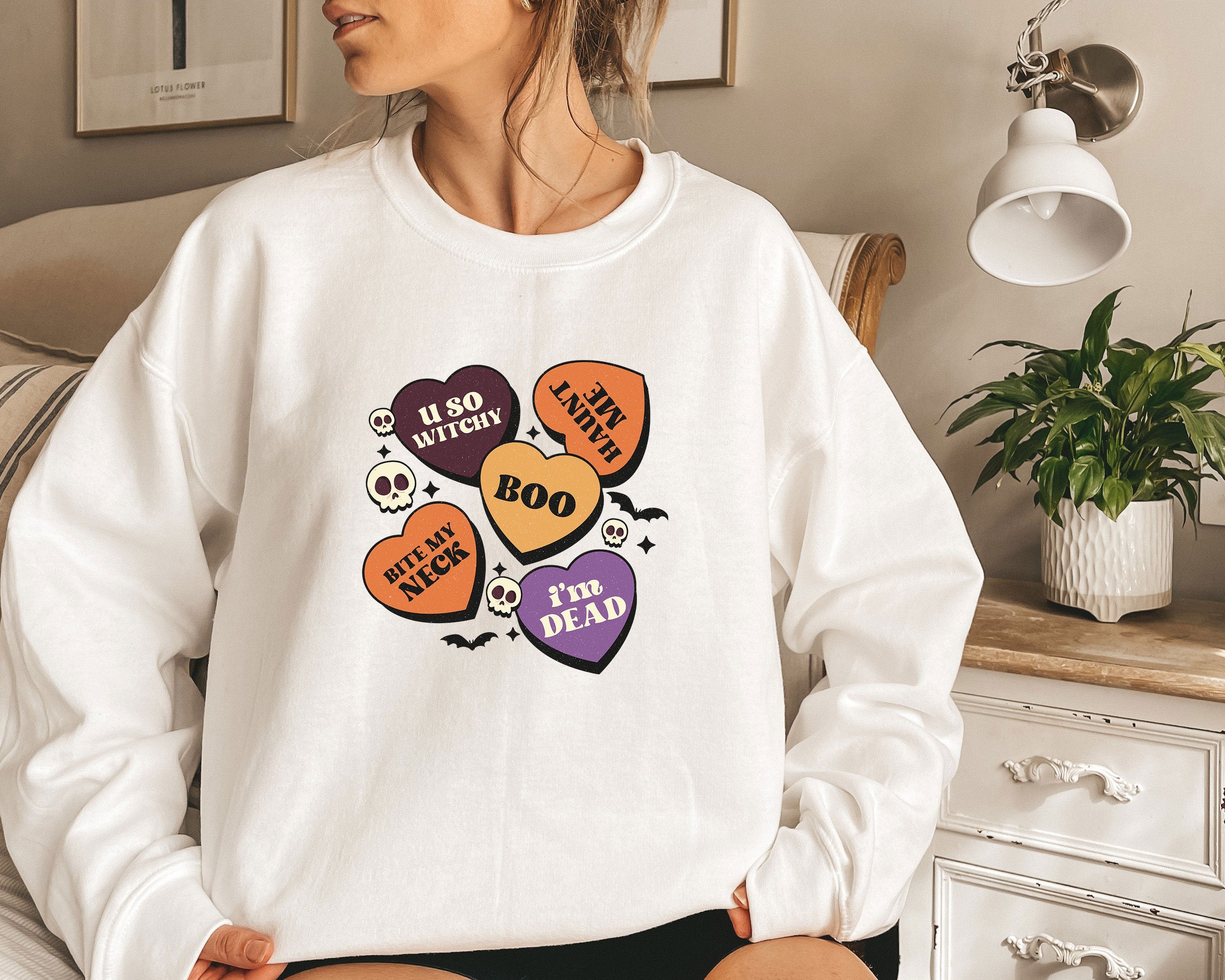 Halloween Sweatshirt, Halloween Crewneck Sweater, Pumpkin Fall Sweater, Spooky Sweatshirt, Funny Halloween Gift, Halloween Party Top