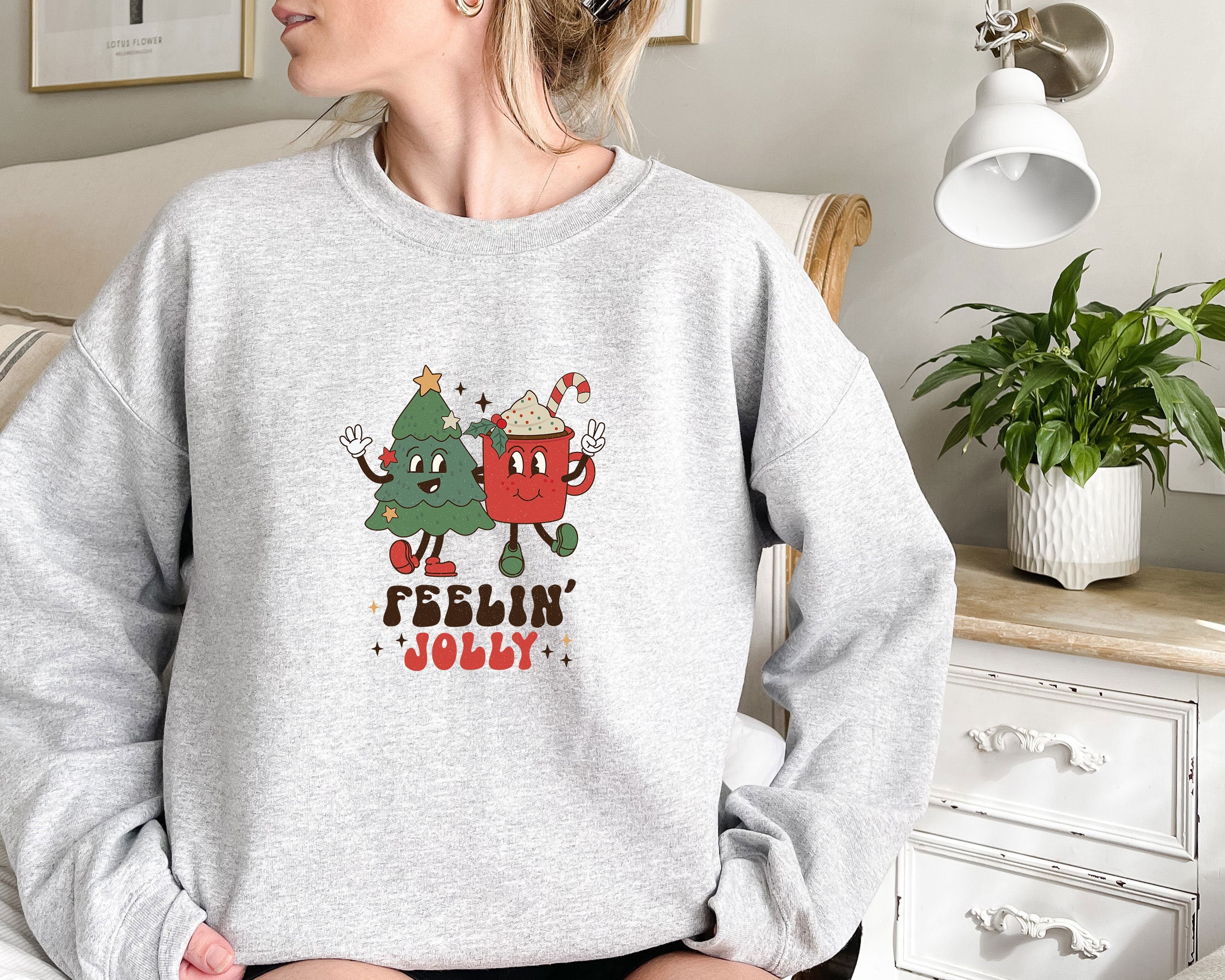 Christmas Sweatshirt, Christmas jumper day, Xmas Jumper, Christmas Sweater, Winter Holiday Sweater, Women’s Merry Christmas, Unisex Crew