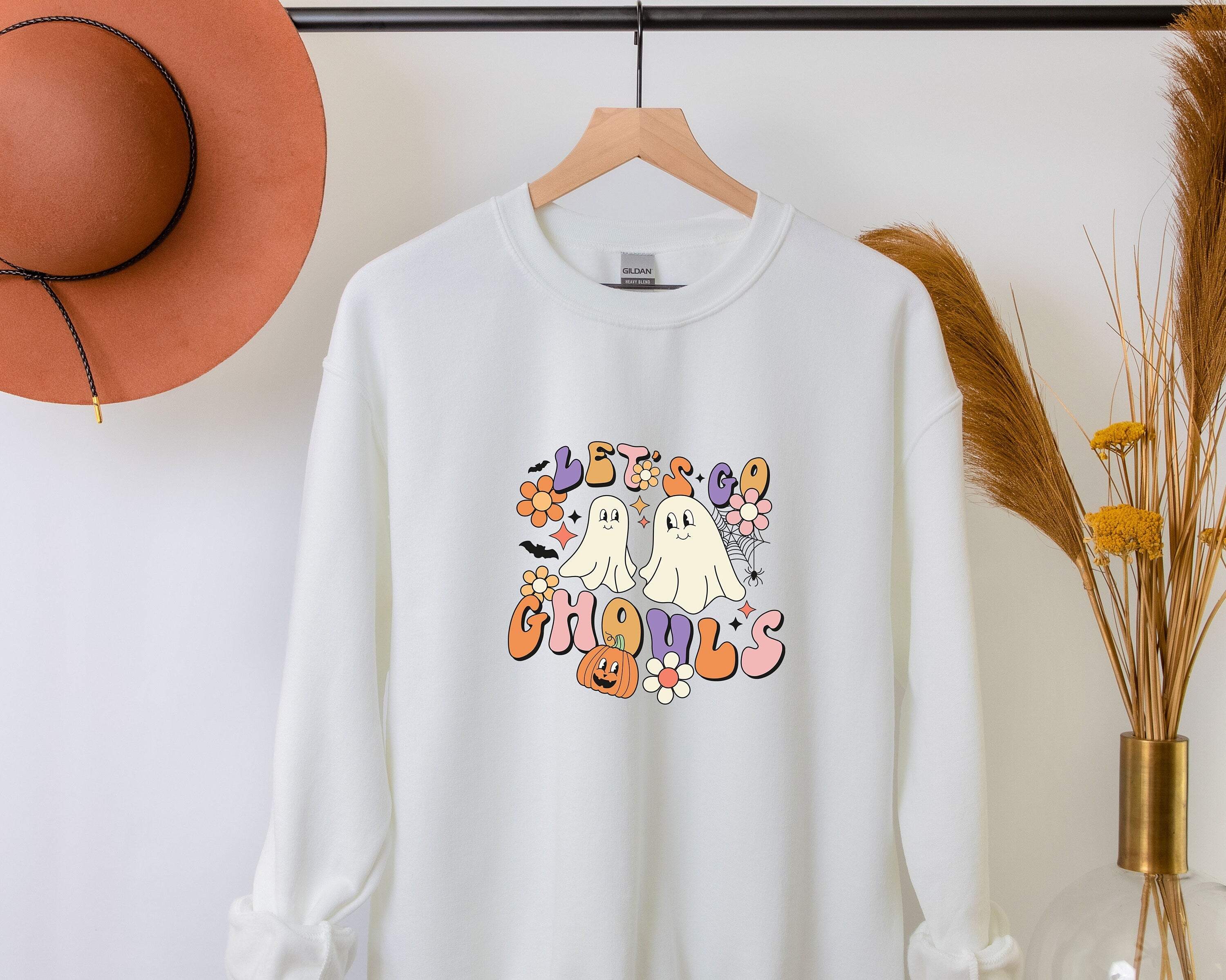 Halloween Sweatshirt, Halloween Crewneck Sweater, Pumpkin Fall Sweater, Spooky Sweatshirt, Funny Halloween Gift, Halloween Party Top