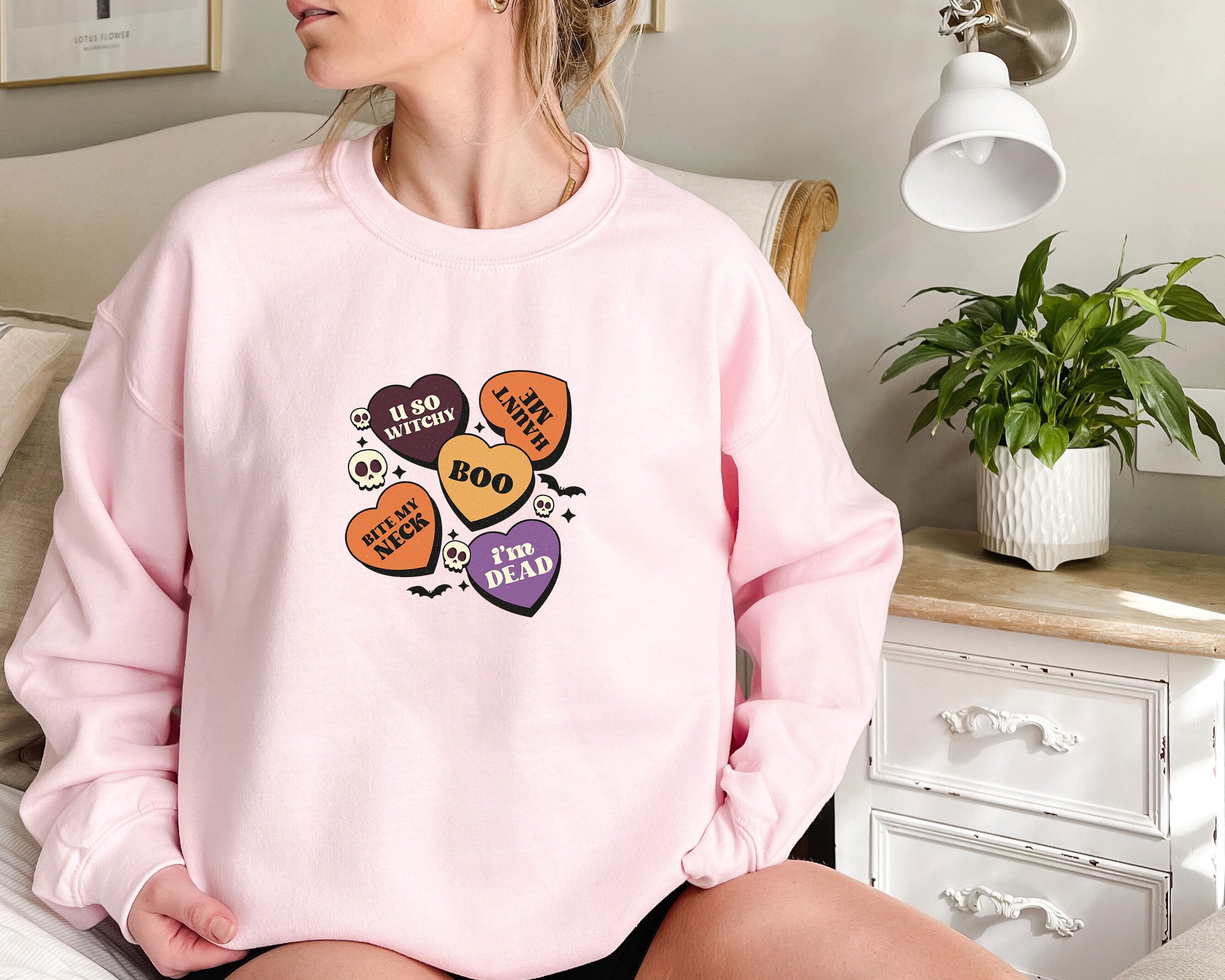 Halloween Sweatshirt, Halloween Crewneck Sweater, Pumpkin Fall Sweater, Spooky Sweatshirt, Funny Halloween Gift, Halloween Party Top