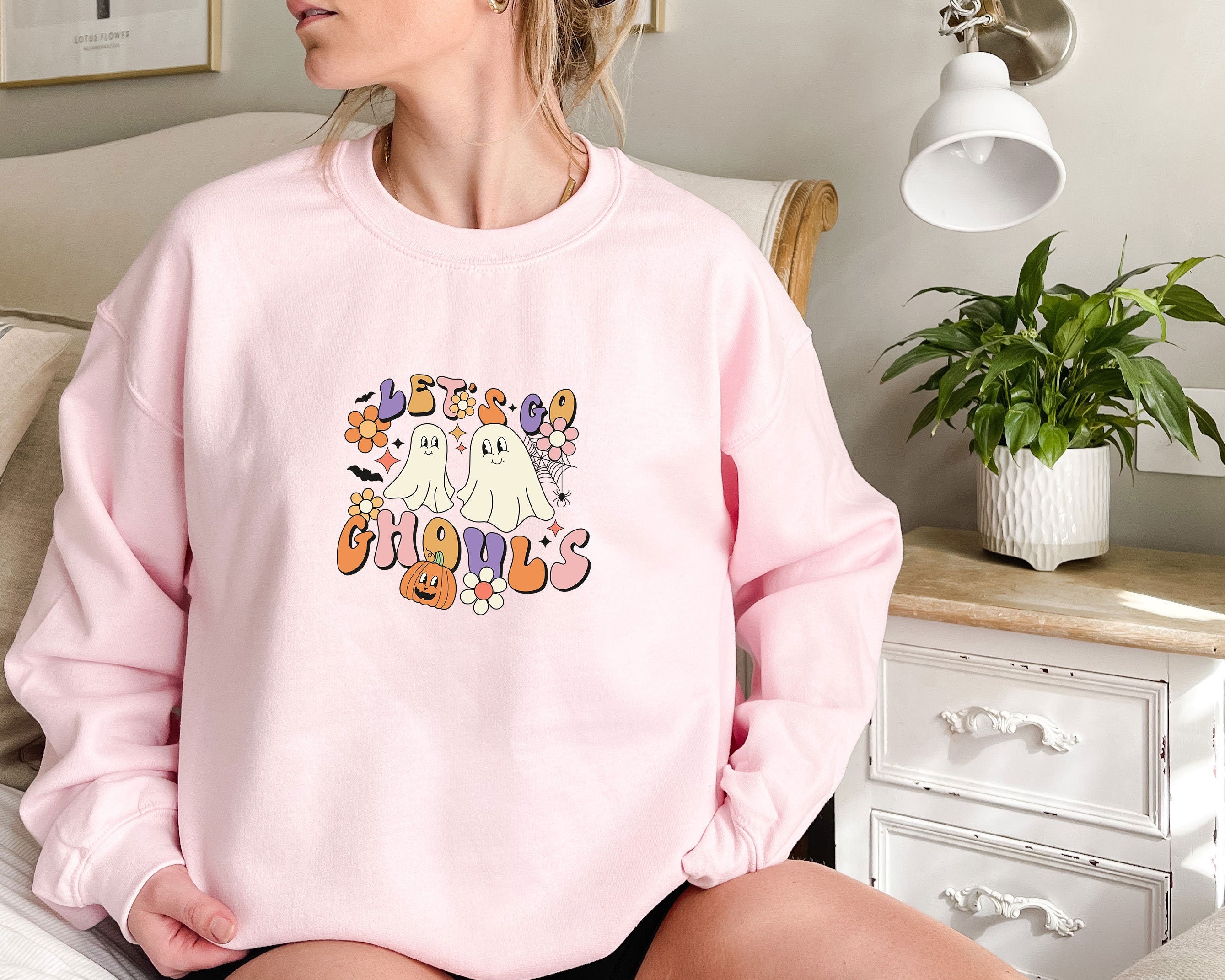 Halloween Sweatshirt, Halloween Crewneck Sweater, Pumpkin Fall Sweater, Spooky Sweatshirt, Funny Halloween Gift, Halloween Party Top