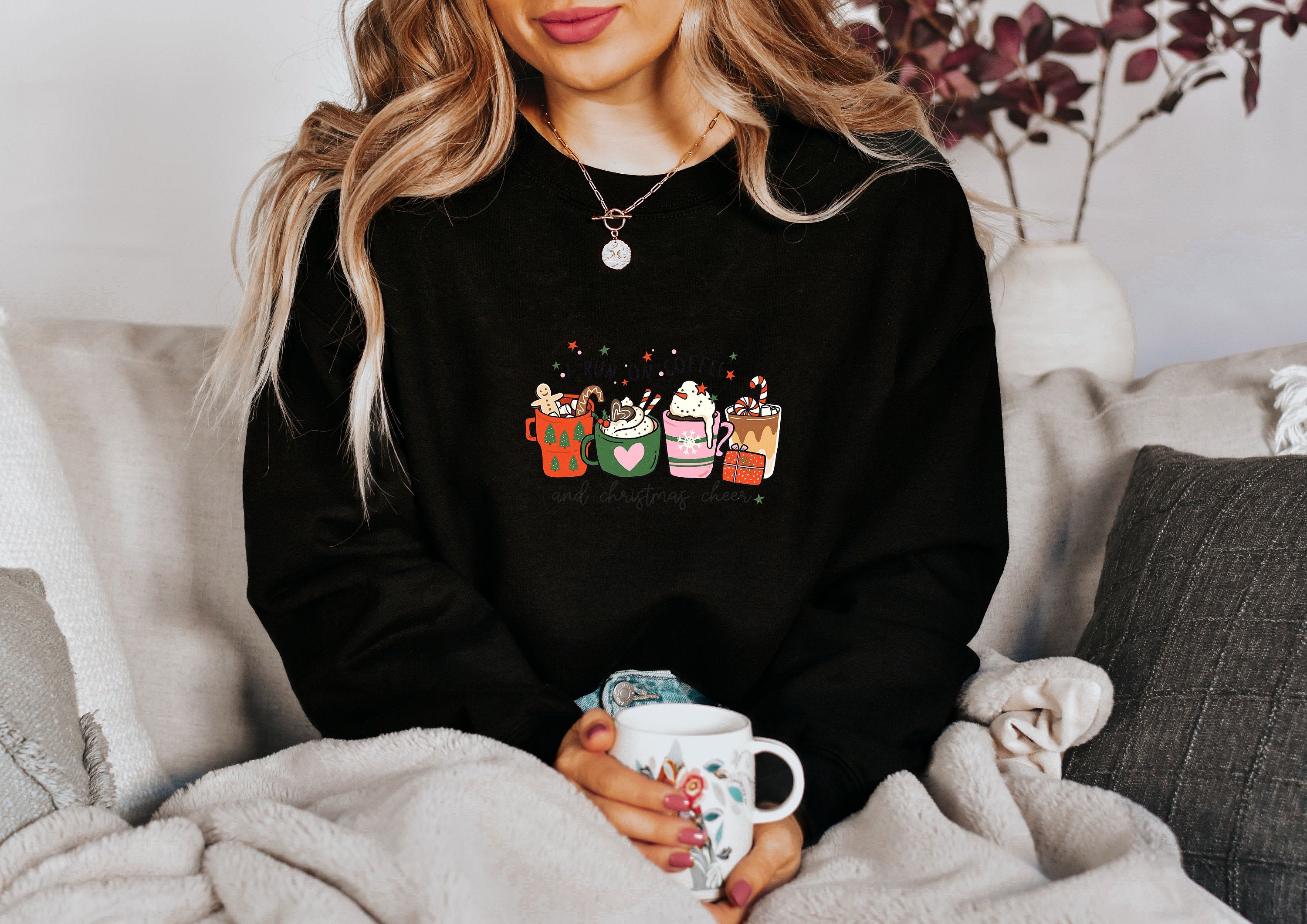 Christmas Sweatshirt, Christmas jumper day, Xmas Jumper, Christmas Sweater, Winter Holiday Sweater, Women’s Merry Christmas, Unisex Crew