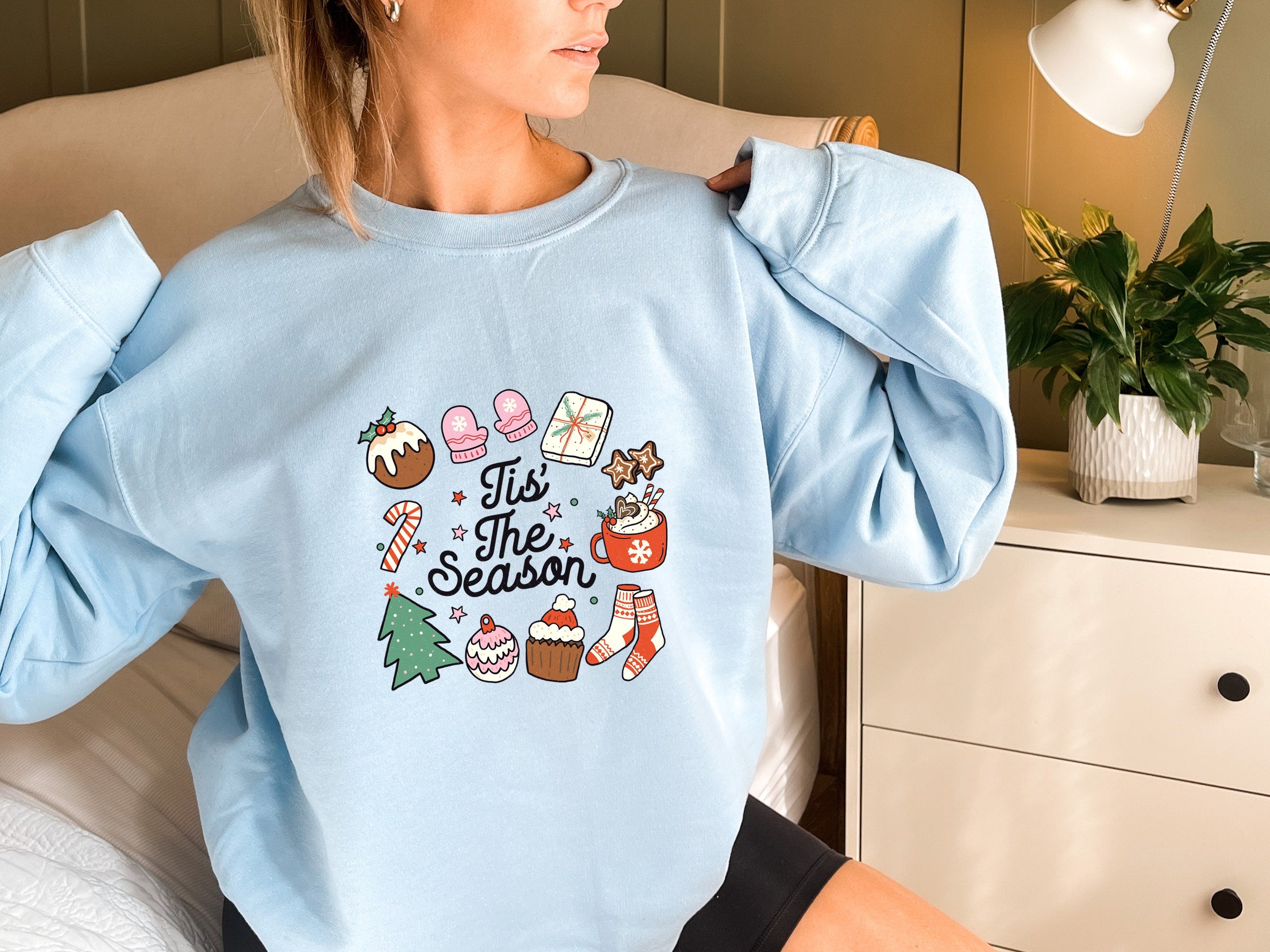 Christmas Love Sweatshirt, Merry and Bright Christmas Shirt, Christmas Family Matching Shirt, Christmas Pajama, Christmas Tree Tee