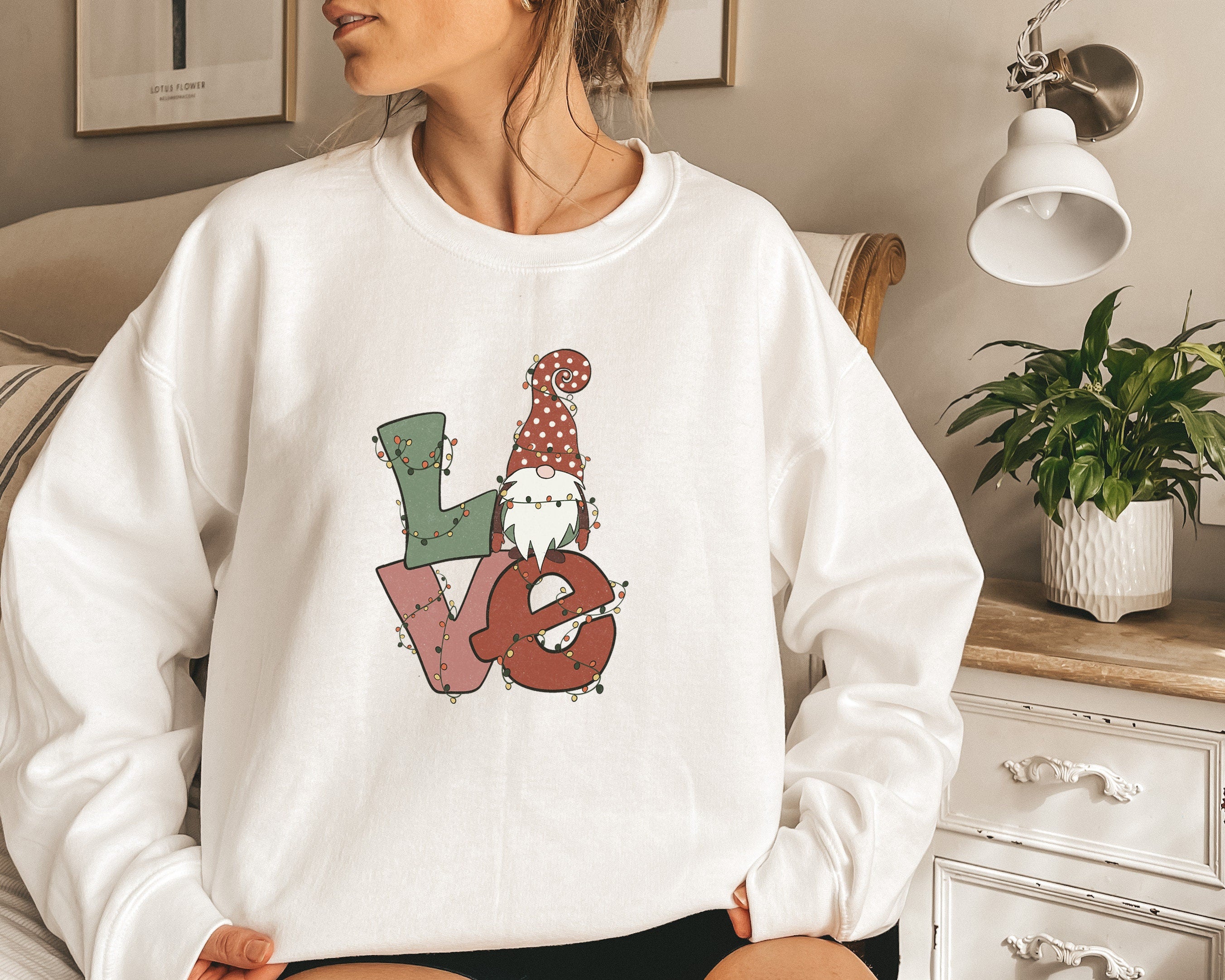 Christmas Love Sweatshirt, Merry and Bright Christmas Shirt, Christmas Family Matching Shirt, Christmas Pajama, Christmas Tree Tee