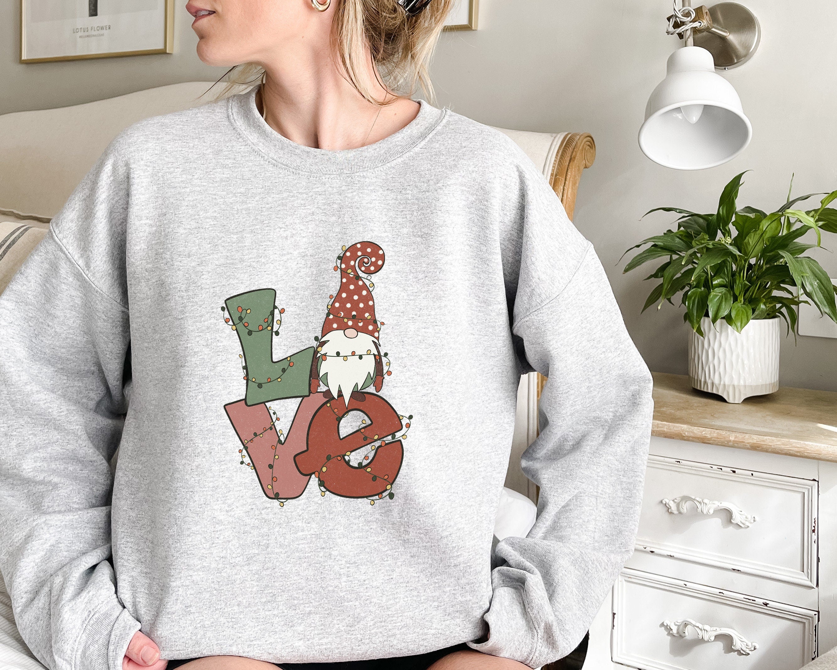 Christmas Love Sweatshirt, Merry and Bright Christmas Shirt, Christmas Family Matching Shirt, Christmas Pajama, Christmas Tree Tee