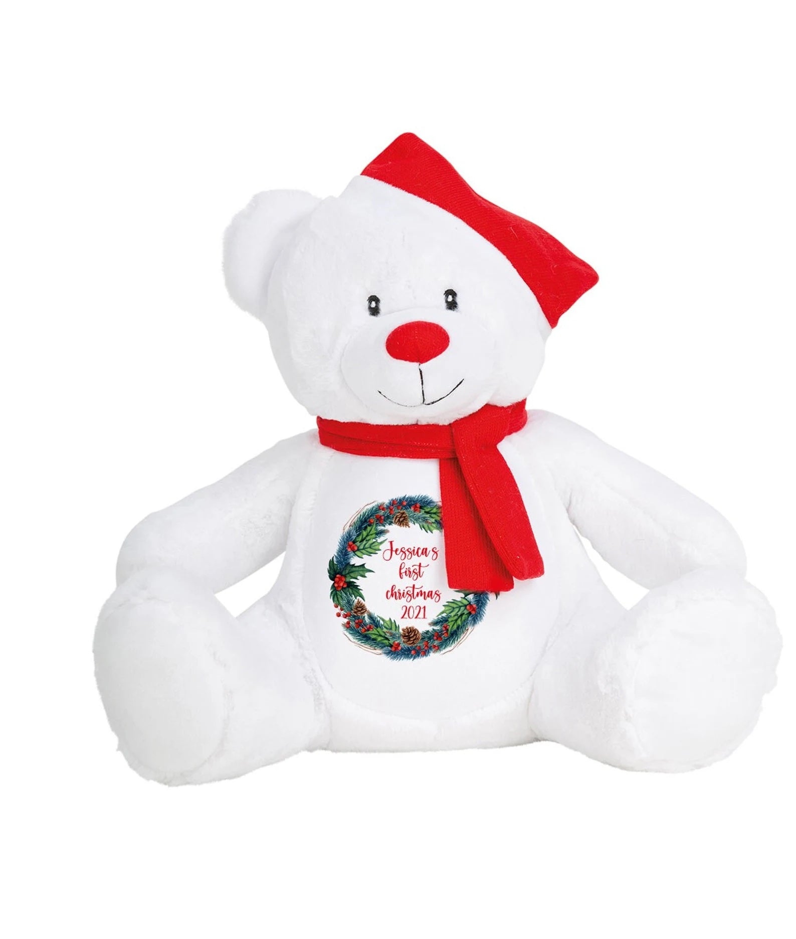 Personalised Christmas Teddy Bear