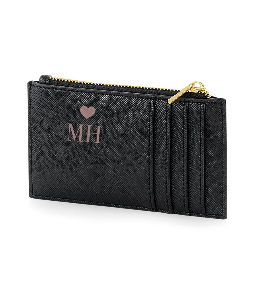 Personalised Monogram Card and Coin Purse