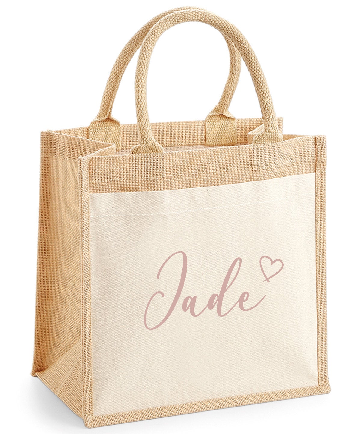 Personalised Jute Lunch Bag