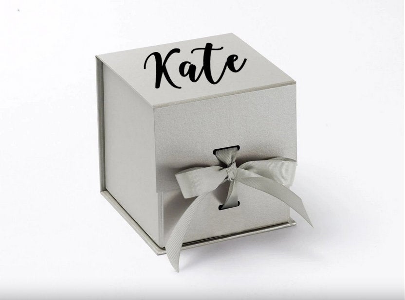 Large Cube Personalised Gift Box