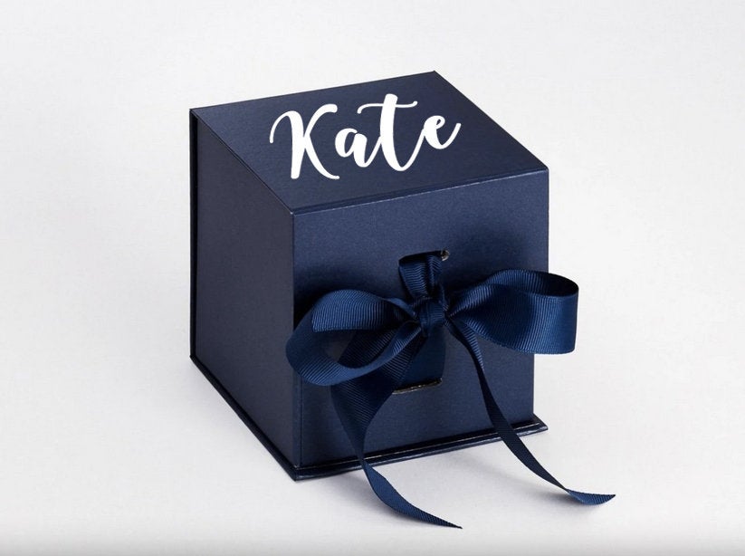 Large Cube Personalised Gift Box