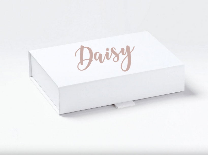 A6 Shallow Personalised Gift Box